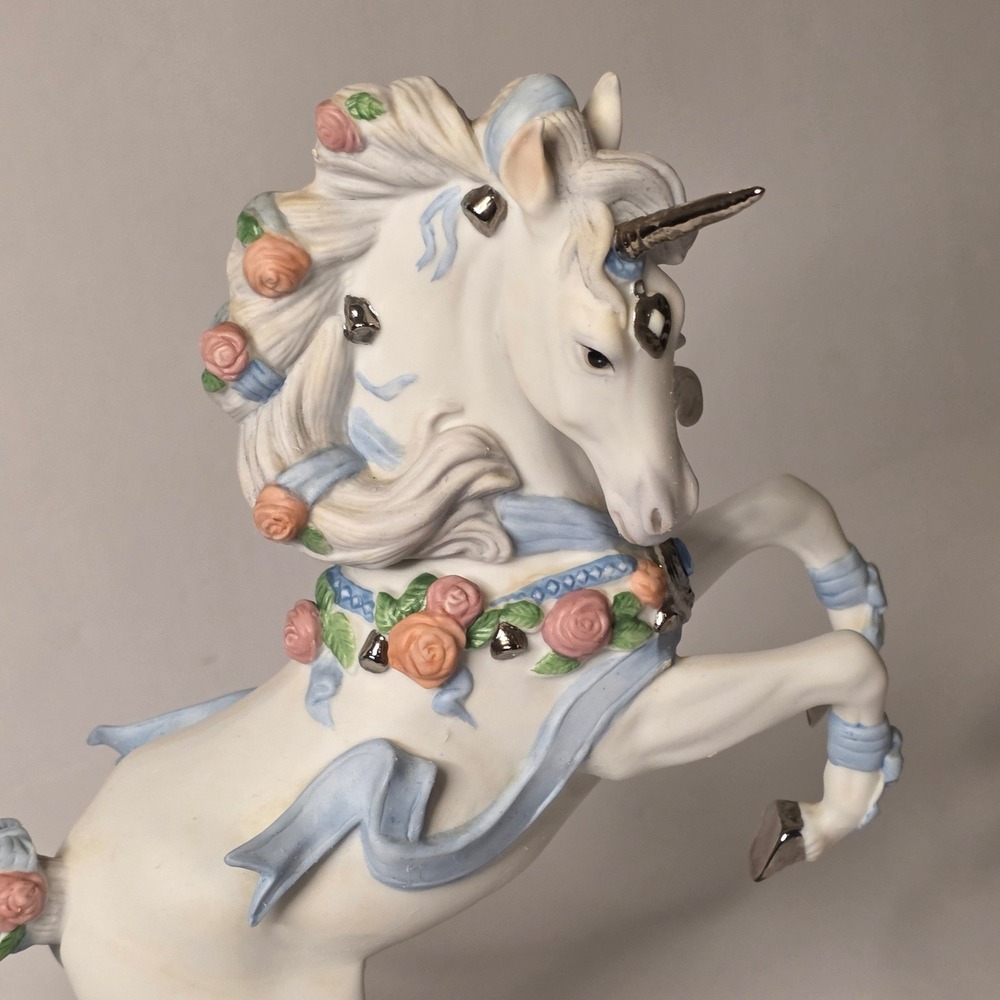 Princeton Gallery Love's Celebration Porcelain Unicorn Figurine 1995 Limited Ed